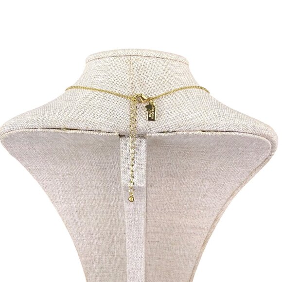 Kate Spade Womens Gold Tone Necklace Daisy Pendant Adjustable - Picture 3 of 6